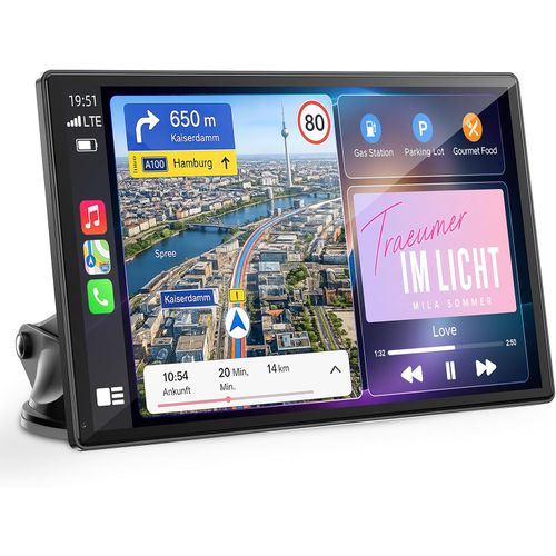 Pantalla de 22,9 cm con CarPlay y Android Auto inalámbricos