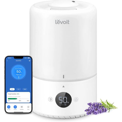 Levoit Humidificadores inteligentes de llenado superior de niebla fría para