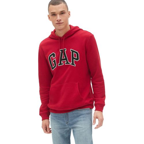 Buzo con capucha gap colo rojo