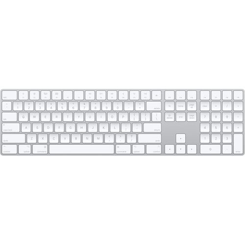 Apple Magic Keyboard inalámbrico blanco con teclado numérico