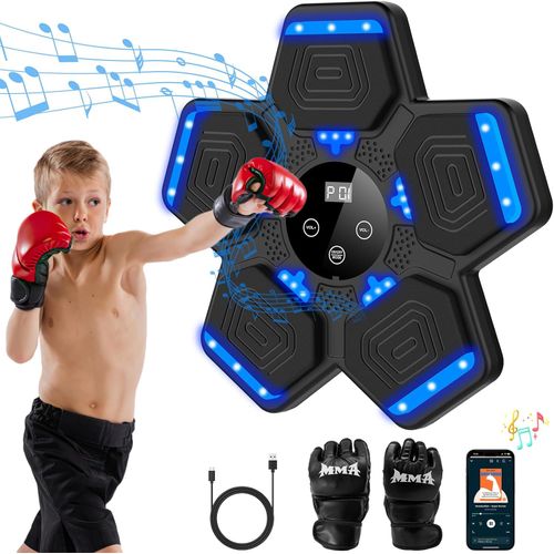 Máquina de boxeo musical, almohadilla de golpeo Bluetooth