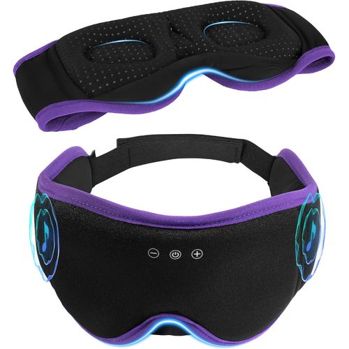 Máscara de dormir con auriculares Bluetooth 5.4