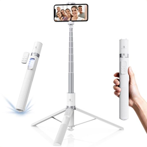 Trípode selfie plegable para celular, hasta 175 cm