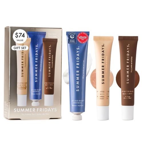 Summer Fridays Hydration Trio con mascarilla facial y 2 bálsamos labiales