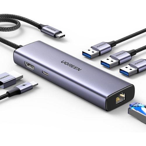 concentrador UGREEN Revodok 6 en 1 USB-C