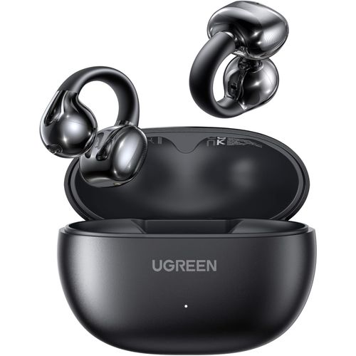 UGREEN HiTune S3 Open Ear Earbuds, Bluetooth 5.4, Clip on Earbuds, Black