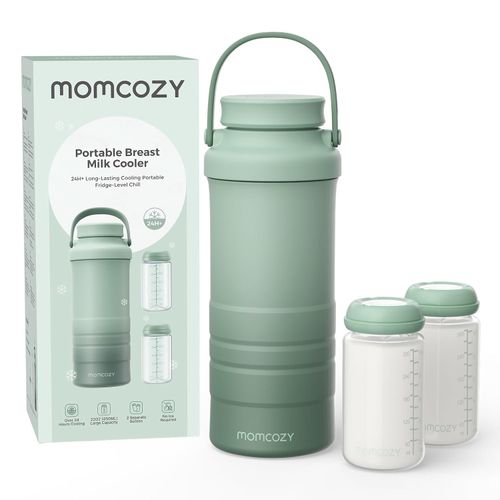 Nevera portátil Momcozy de 22 oz para leche materna hasta 24 horas