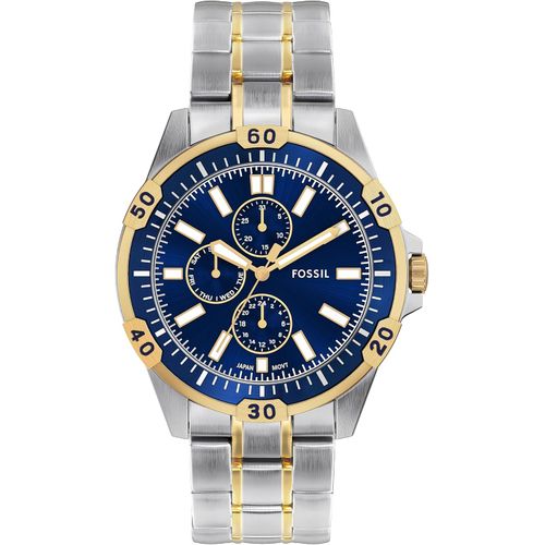 Fossil Garrett - Reloj multifunción de acero inoxidable para hombre