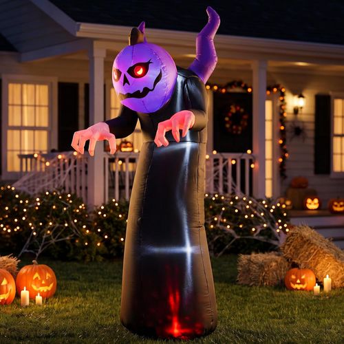 Decoración inflable de la Parca de Halloween de 7 pies