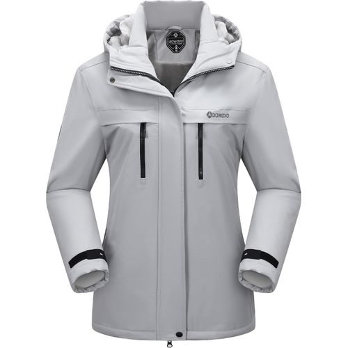 Chaqueta de esquí impermeable para mujer, abrigo de invierno cálido