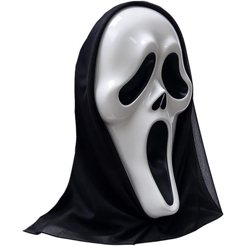 Máscara de Halloween aterradora para adultos, máscara de cabeza completa