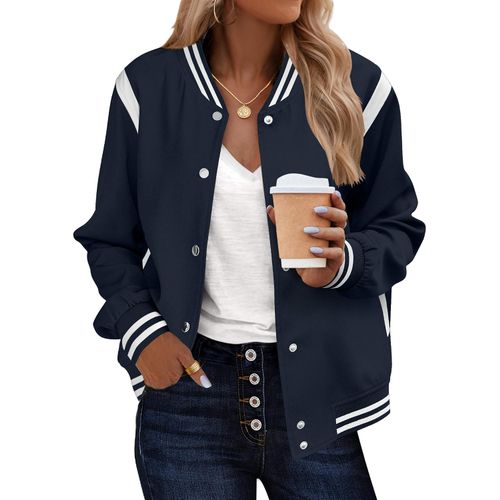 Zeagoo Chaqueta bomber para mujer