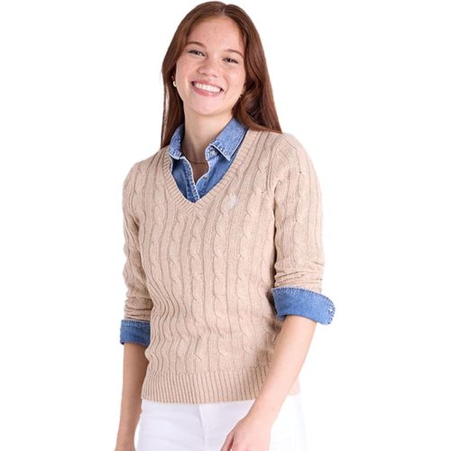 U.S. POLO ASSN. suéter en algodón para mujer