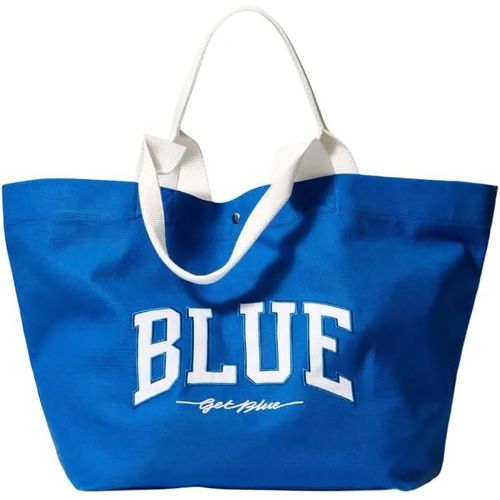 GAP Bolso tote de lona Get Blue para mujer