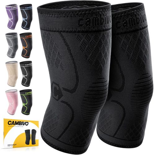Pack x 2 rodilleras de compresión y soporte unisex
