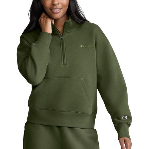 Champion Powerblend Fleece Mockhoddie con cremallera