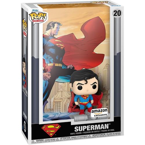 Funko Pop Comic Cover: DC - Superman 85th Anniversary - DC Comics - Exclusivo de Amazon