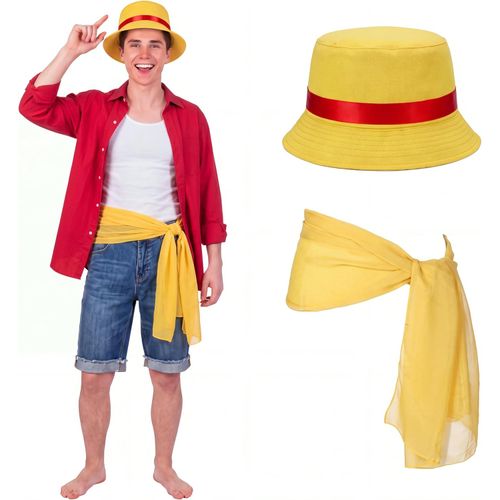 Unittype Juego de 3 accesorios de disfraz de pirata de Halloween para