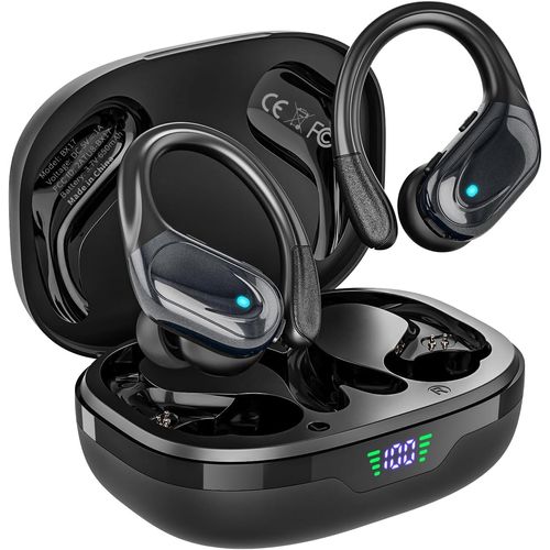 Auriculares deportivos Bluetooth con ganchos e IPX7