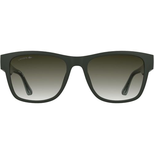 Lacoste L6084S gafas de sol rectangulares para hombre, ajuste XL