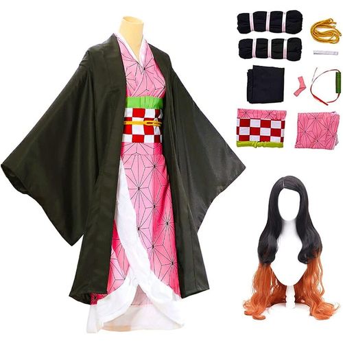 Disfraz para cosplay de Kochou, traje con kimono para cosplay de Kyojuro Rengoku