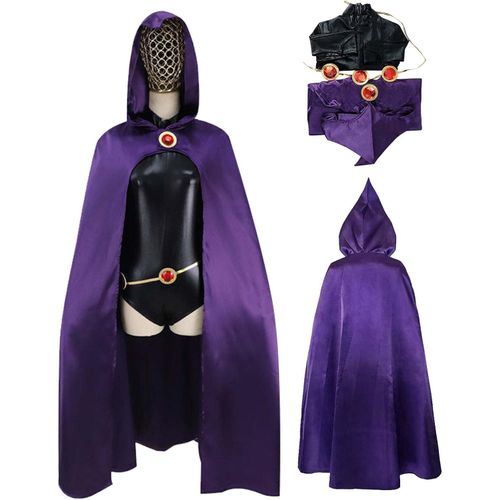 Disfraz de cosplay de lujo para mujer, cinturón con capa