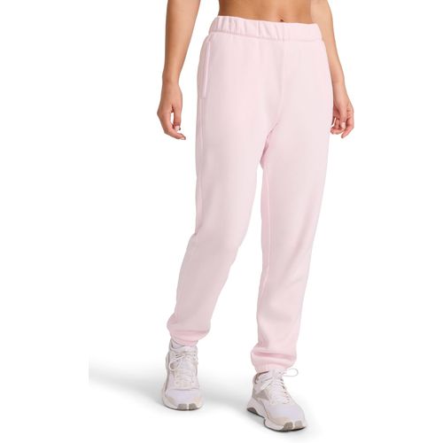 Reebok Pantalón de cintura elástica clásico para mujer, tejido de algodón