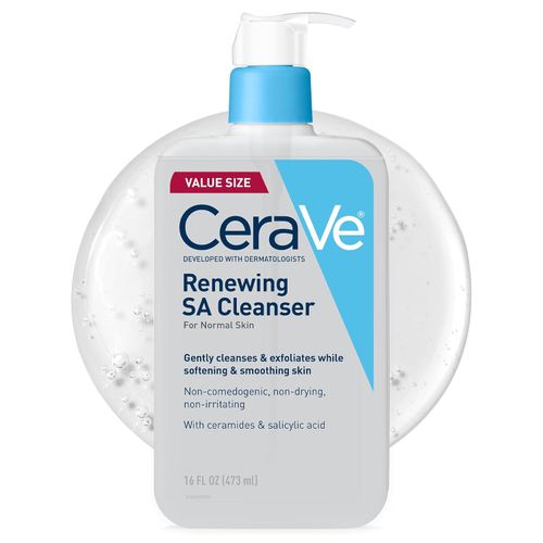 CeraVe Limpiador Renovador con Ácido Salicílico, 473 ml