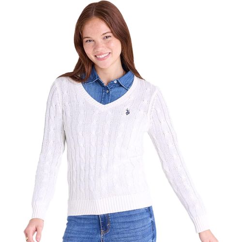 U.S. POLO ASSN. Women's Cable Sweater
