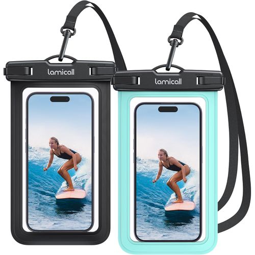 2 paquetes de bolsas impermeables, elementos esenciales para vacaciones en la playa