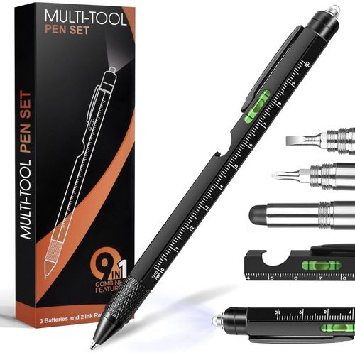 Pluma multiherramienta 9 en 1 para hombres, papá, marido, él, adulto