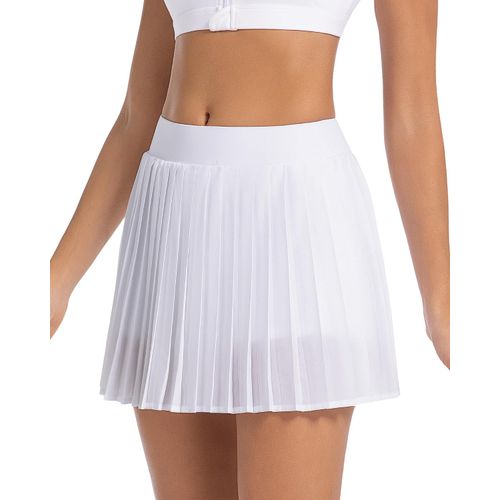 Faldas de tenis plisadas para mujer con pantalones cortos, faldas ligeras