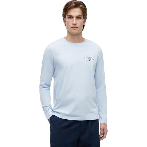 Tommy Hilfiger Camiseta de algodón de manga larga