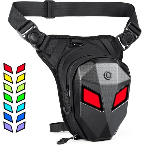 Bolsa LED de Pierna con Carcasa Rígida para Moto