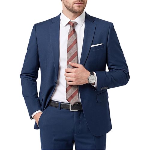 Traje Slim de 2 Piezas para Hombre, Blazer y Pantalón
