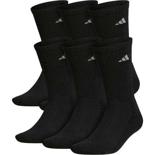 adidas Hombres Atlético Crew Calcetines 6 Pares Casual