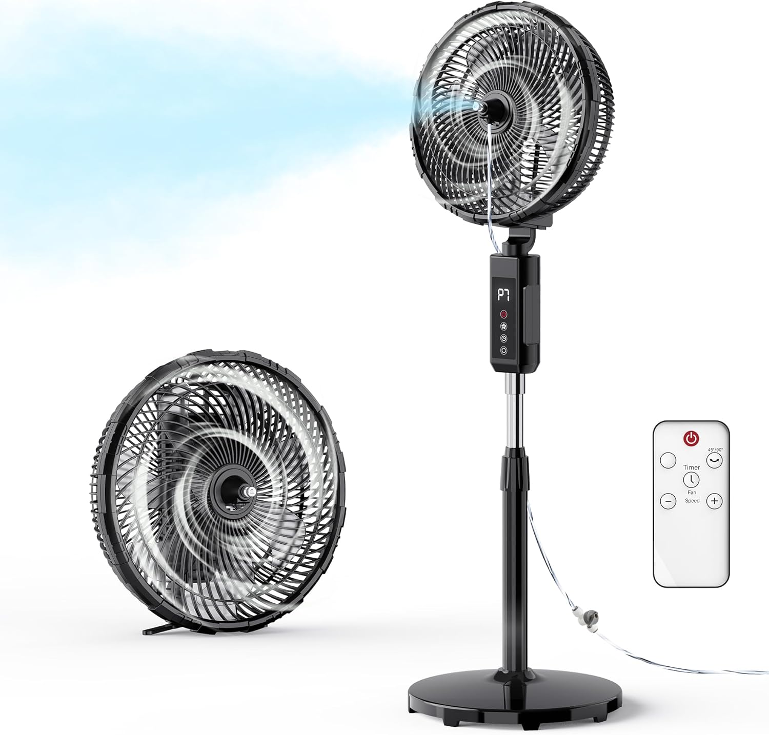 Ventilador Nebulizador Portátil de 12 Pulgadas