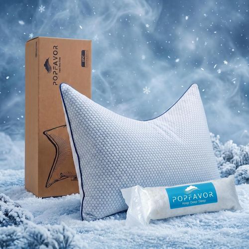 Juego de 2 Almohadas Queen de Espuma Viscoelástica