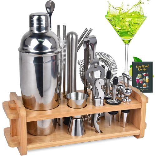 Juego de 30 piezas de barman con soporte
