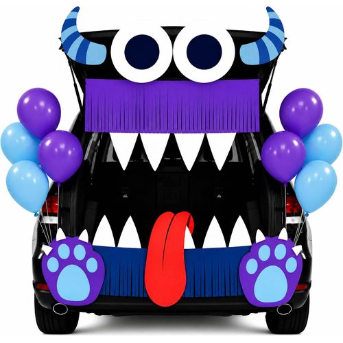 Kit de decoración de auto de monstruo o golosinas
