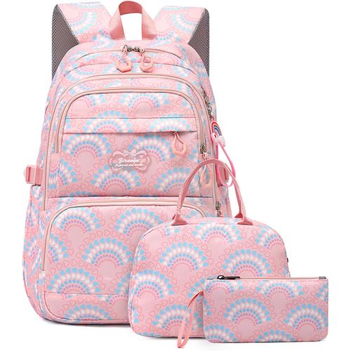 Mochila Escolar para Niñas con Lonchera de Gran Capacidad 45 cm