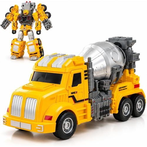 Camión Mezclador Transformable en Robot Juguete Educativo STEM