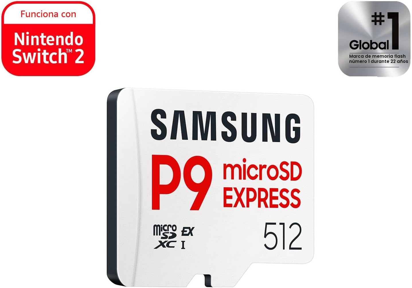 Samsung Tarjeta de memoria P9 Express microSDXC Express 512GB