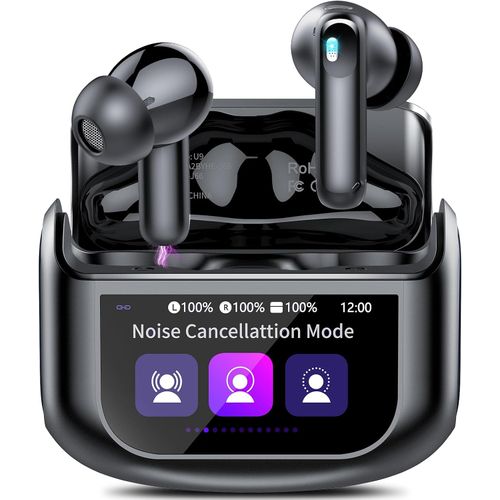 Auriculares inalámbricos, auriculares de traducción AI pantalla| 5 modos de ecualización