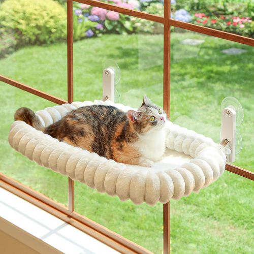 Zakkart SnugCloud Percha Plegable para Ventana para Gatos