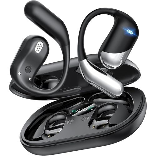 Auriculares ultra abiertos, auriculares Bluetooth de conducción ósea