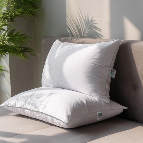 Pack 2 Almohadas Queen Plumas y Plumón de Ganso