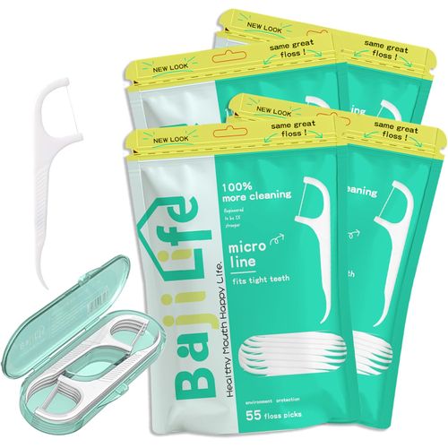 Pack 228 Palillos de Hilo Dental con Estuche Portátil
