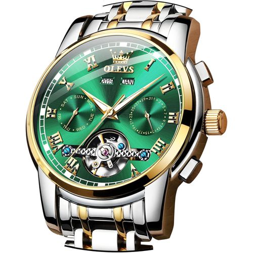 Reloj mecánico de lujo clásico de moda para hombre