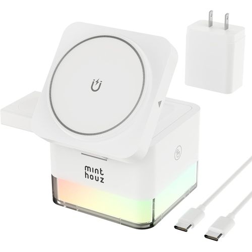 Estación de carga plegable 3 en 1 de Apple para iPhone, cargador inalámbrico para iPhone